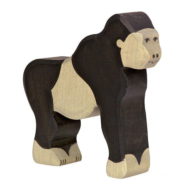 Holztiger fából készült gorilla