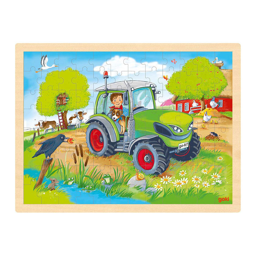 Goki trejiggerpuslespill traktor, 96.