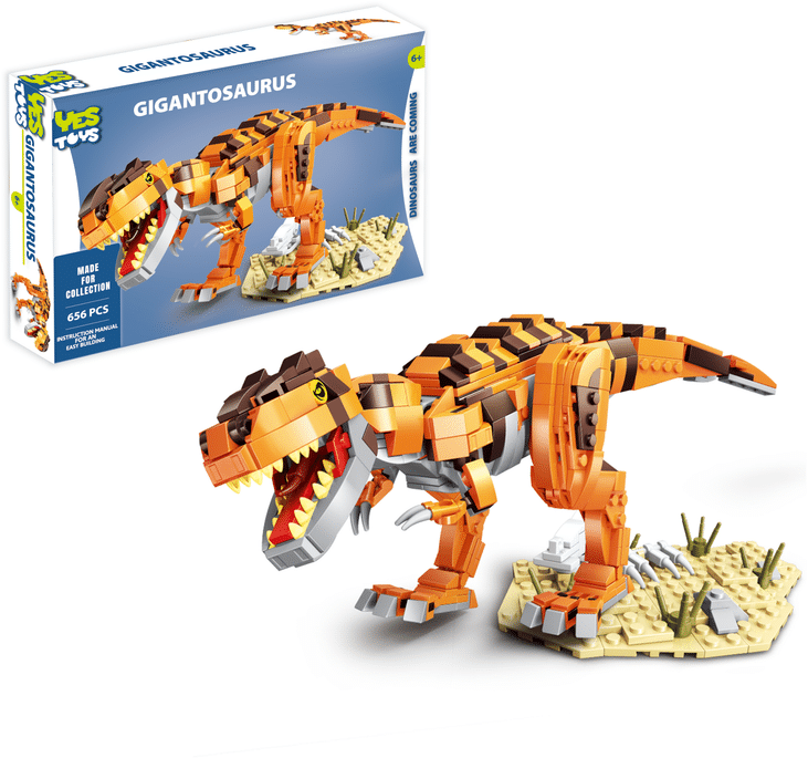 Oku yestoys gigantosaurus 656 onderdelen