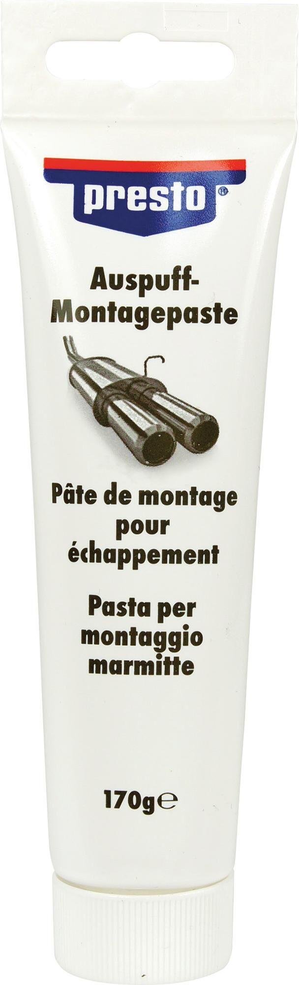 Presto uitlaat montage pasta
