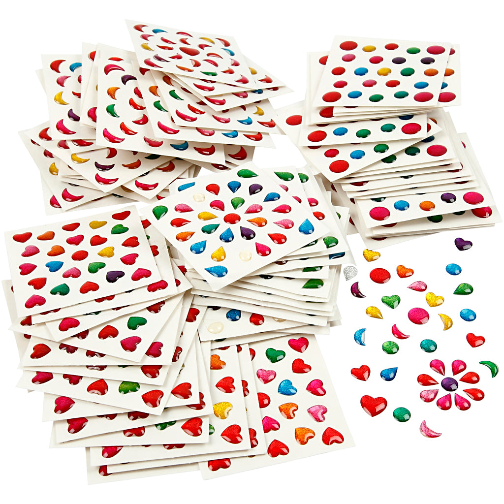 Creativ company mini stickers, afm 7-11 mm, 100 vel 1 doos