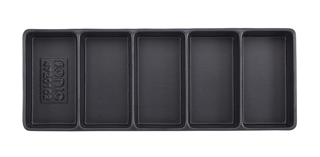 Ty sonic tray, empty, 5 compartments (145x370x48mm)