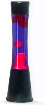 ITOTAL LAVALAMP Black Purple rosa, 40cm