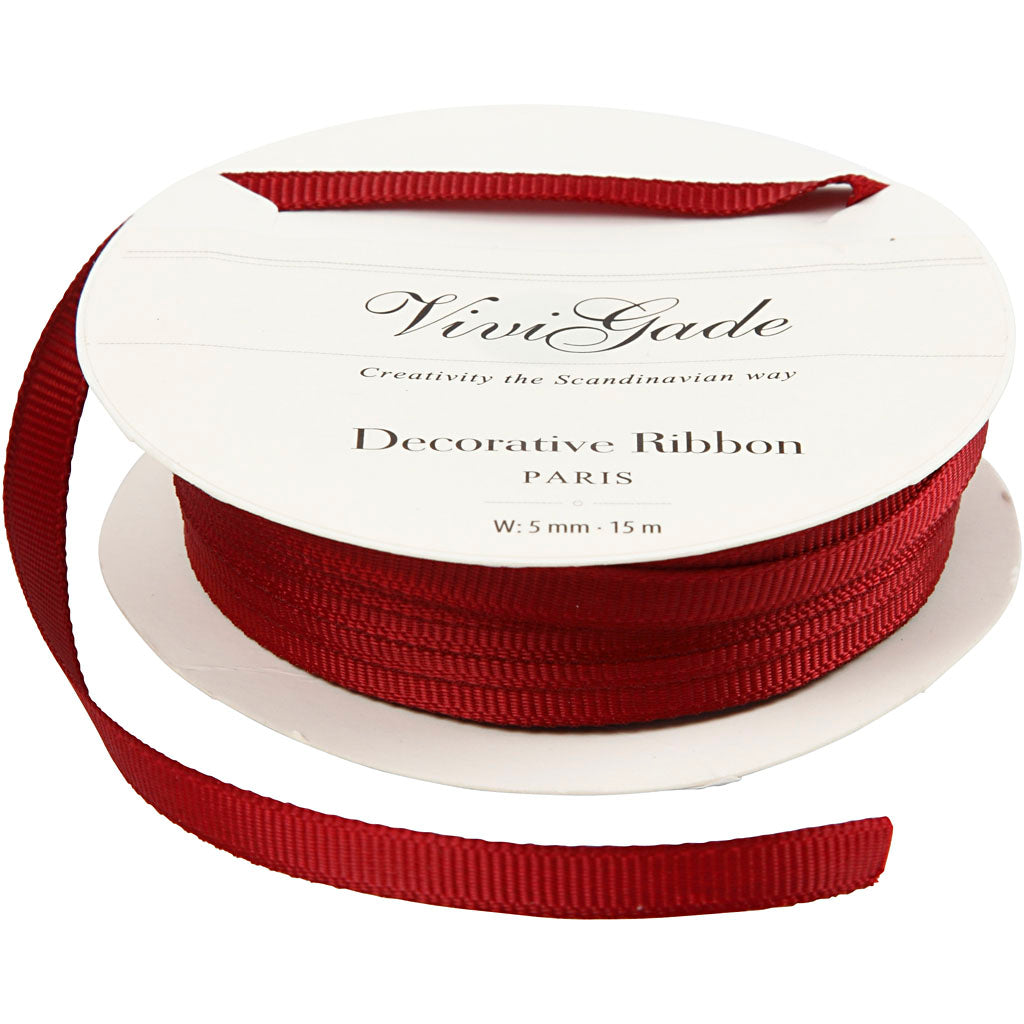 Creative Company Decoration Lint Red, 15m