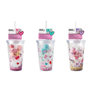 Create it! Drinking cup soap and bubbling balls