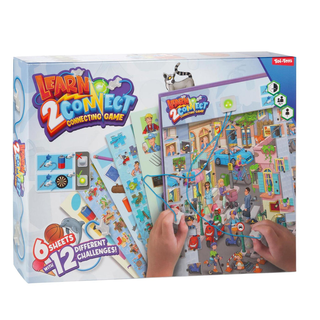 Toi-toys games electronic learn 2 connect connect, 4-6 let