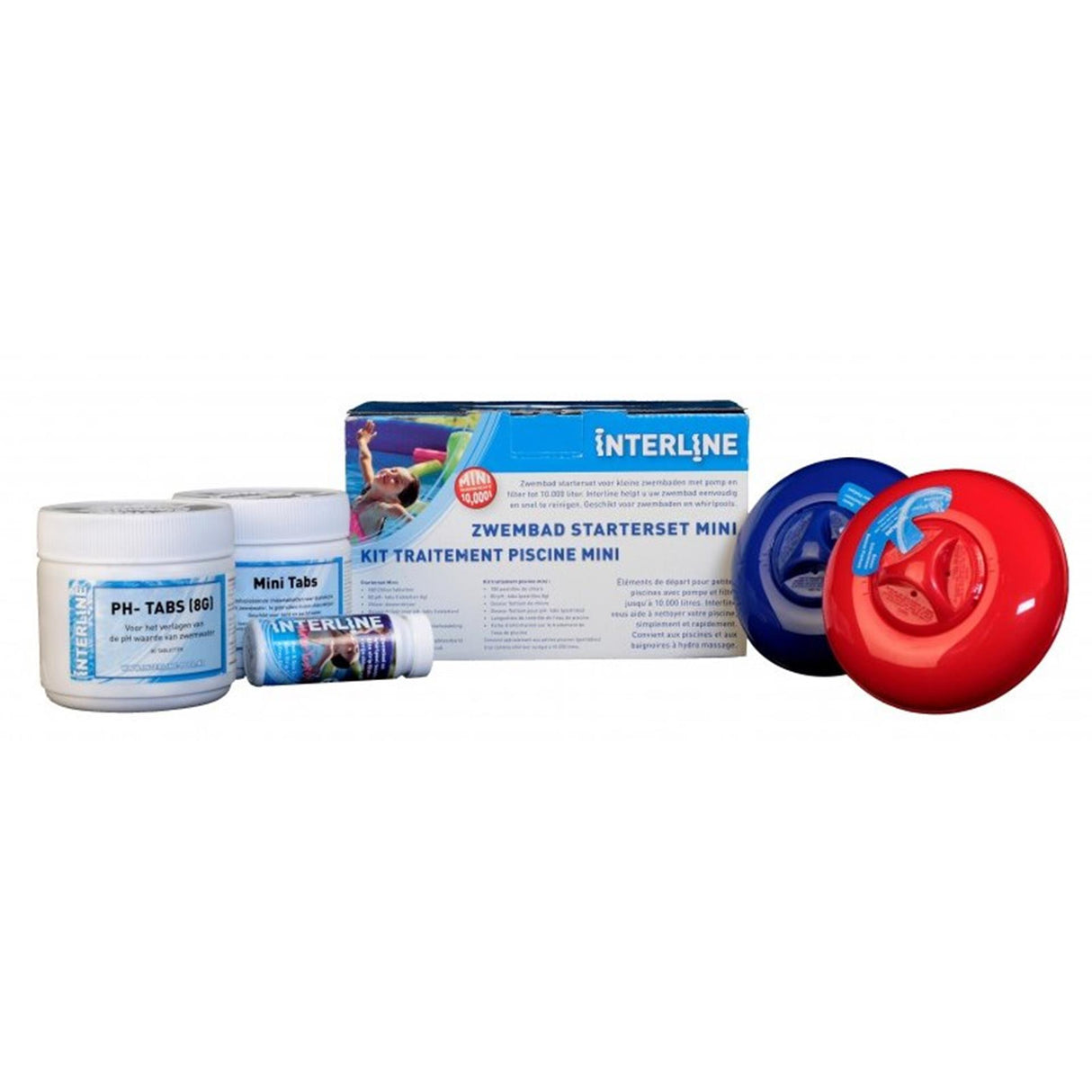 Medziriadkový bazénový štartovací set mini