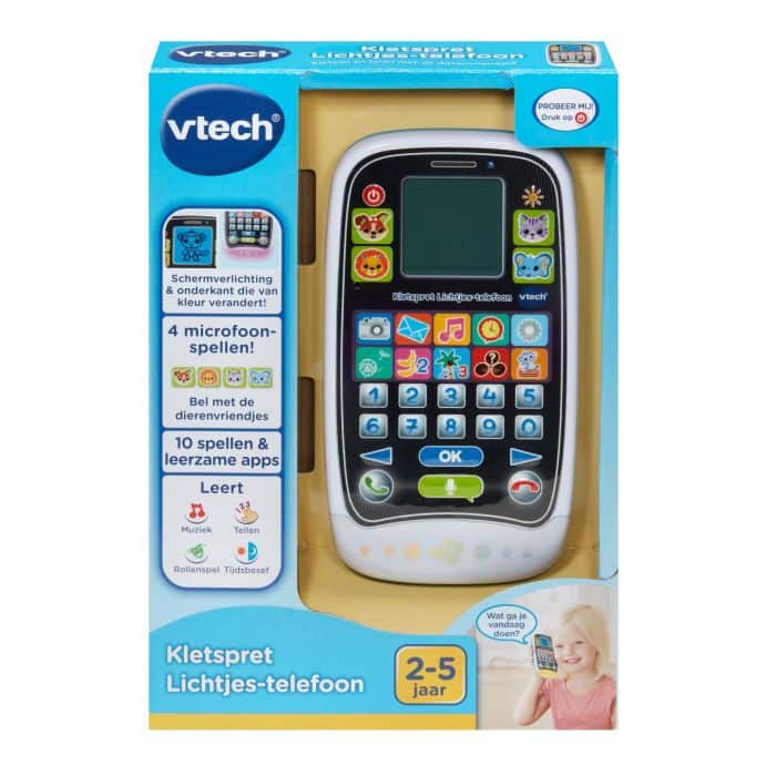 Vtech Klet fun light phone with light and sound
