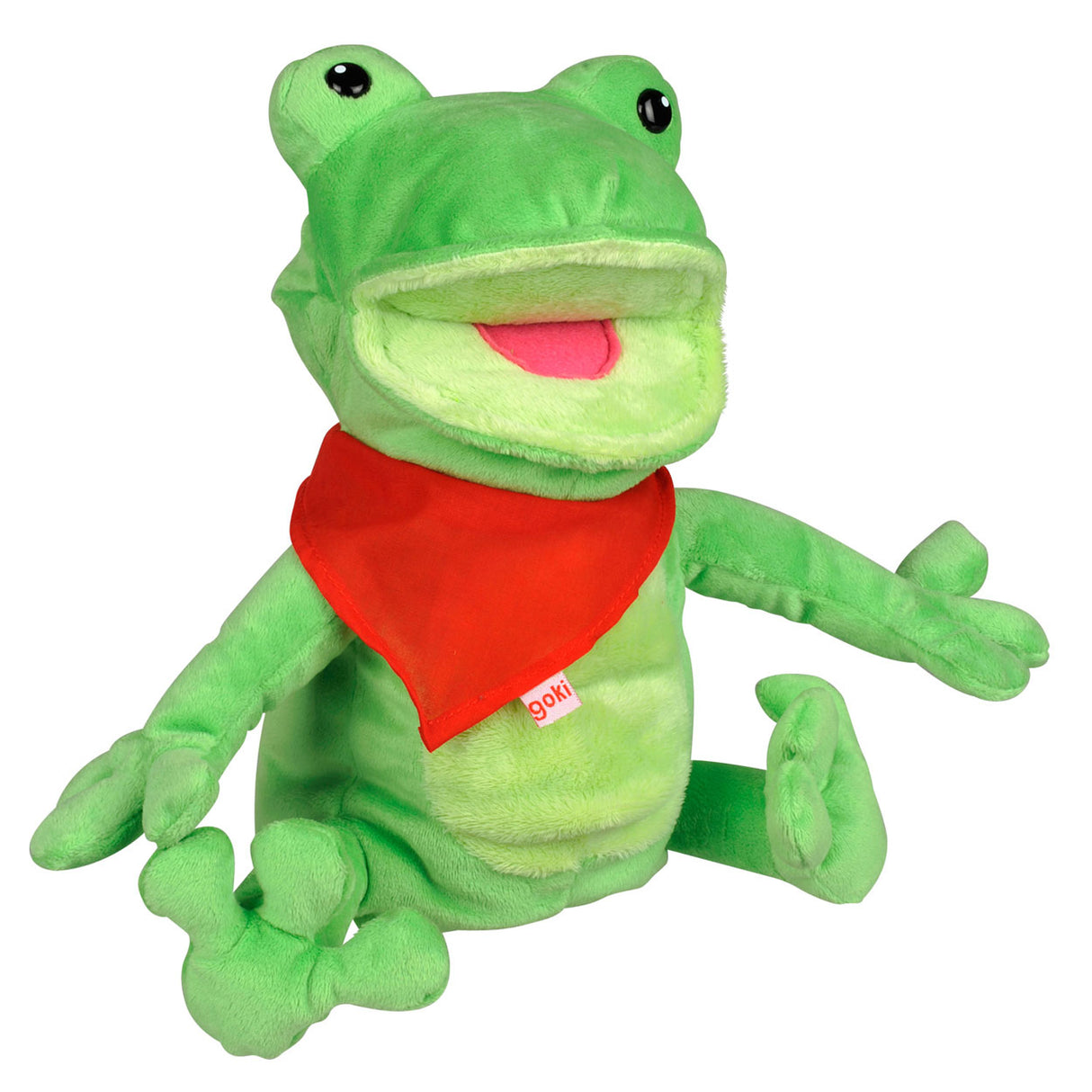 Goki Hand Puppet Frog