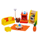 Goki Dollhouse Möbel Wohnzimmer, 24dlg.