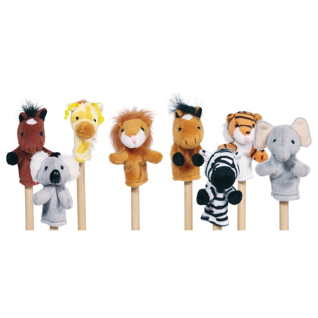 Goki Finger Doll Wild Animals, sada 8