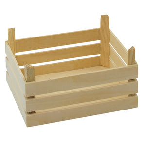 Goki wooden fruit and vegetable crates, set of 3