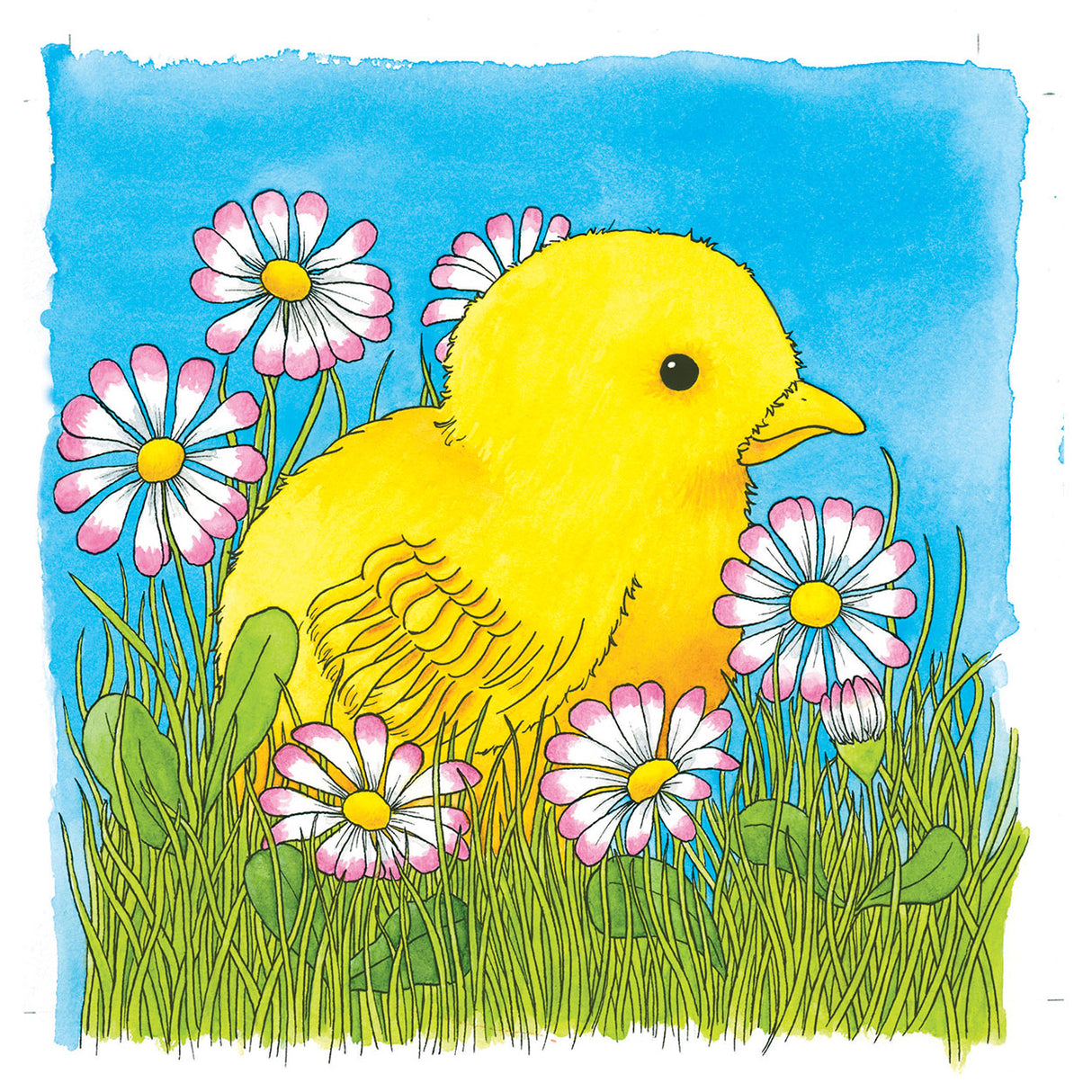 Goki wooden layer puzzle chicken