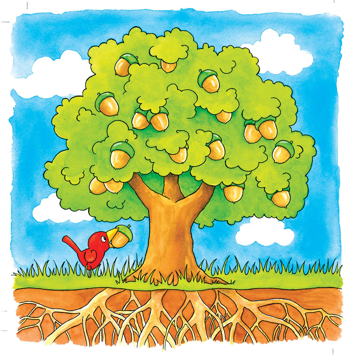 Goki Wood Layer Puzzle Tree