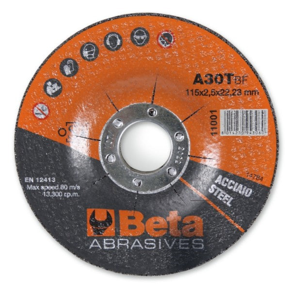 Beta 11001 BRAISH Schleifwieder 6.5mm Stahl Ø13mm