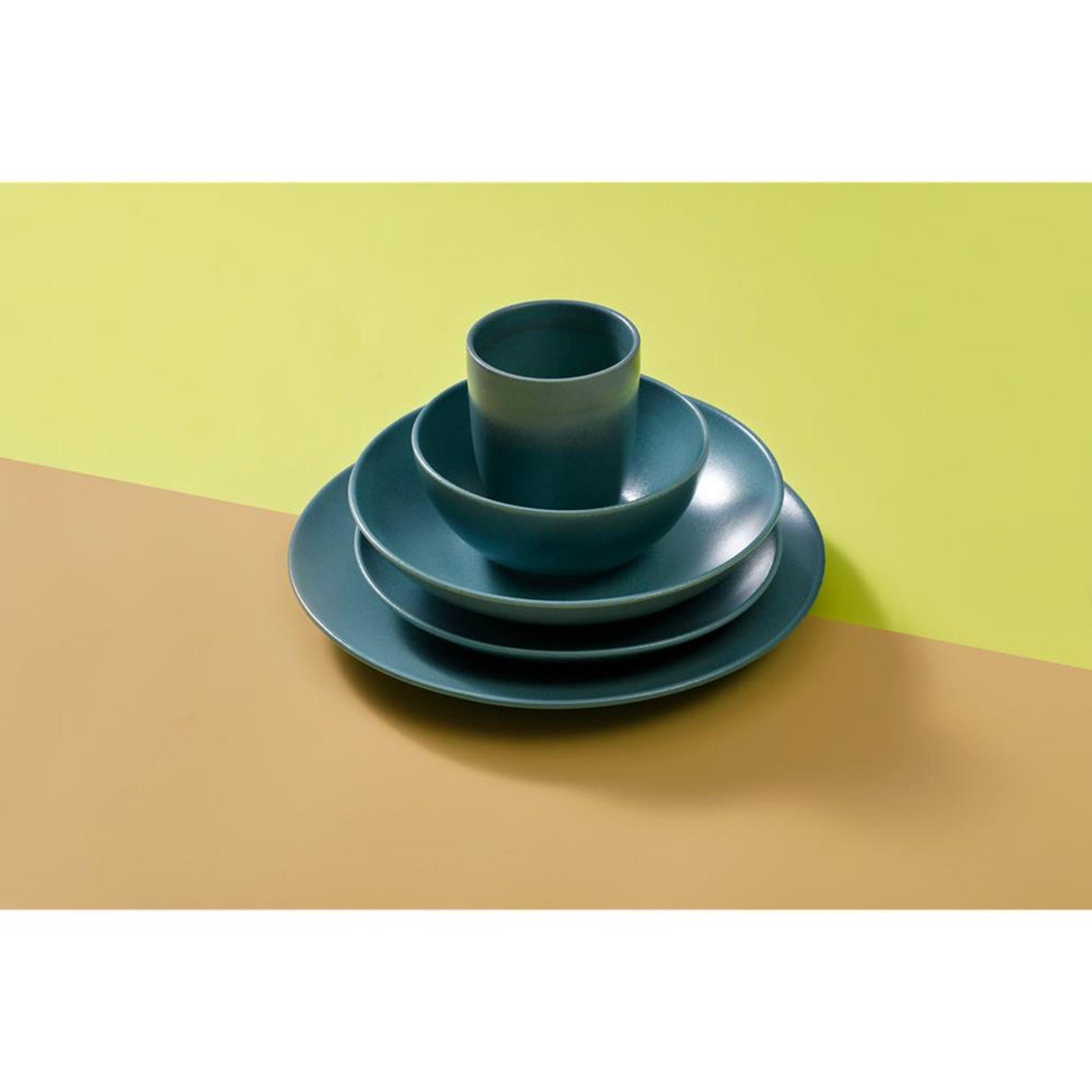 Mammoet spirit bord 21,5cm groen 6 stuks