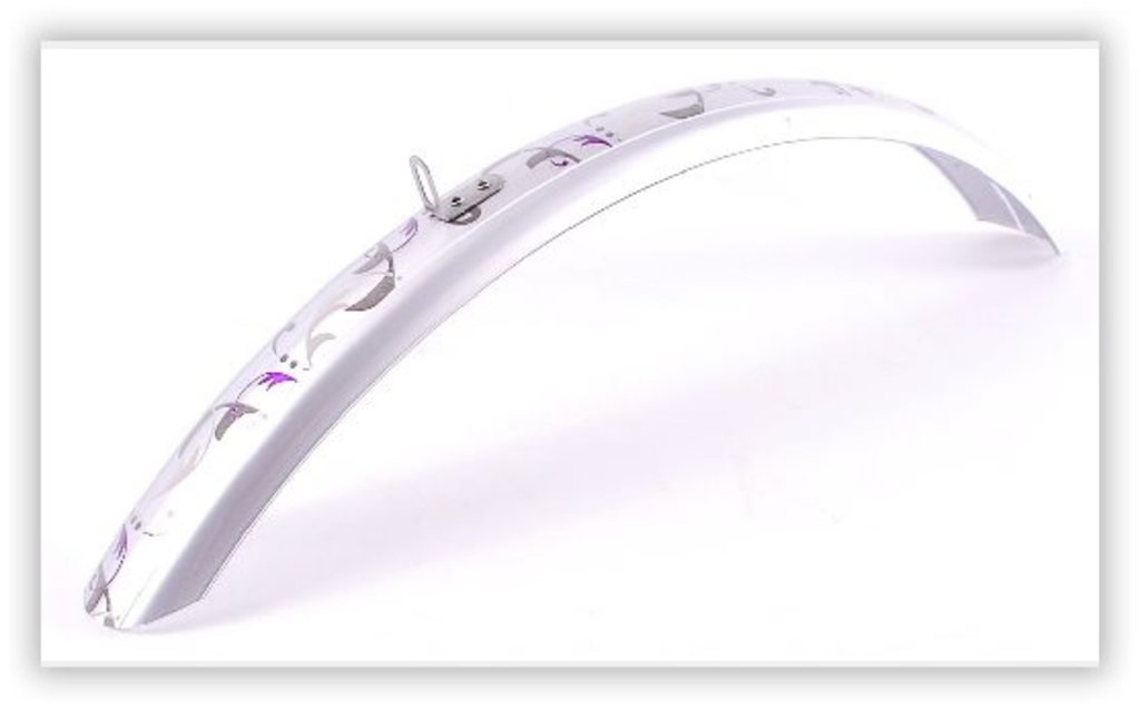 Orion spatbord voor 24 zilver met print