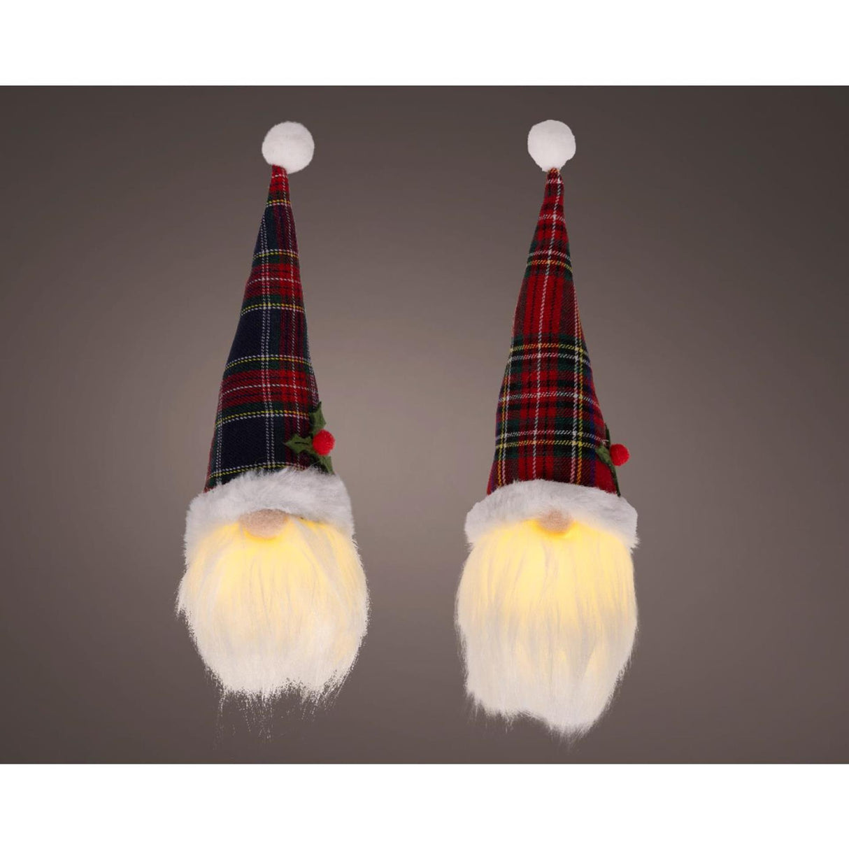 Lumineo vánoční přívěsek trpaslík LED polyester 6x6x20cm