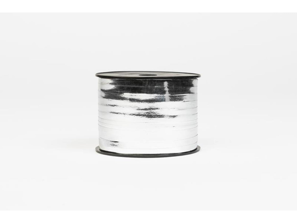 Globos krullint 250mx5mm metallic zilver