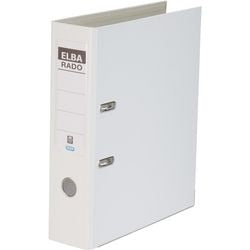 Binder Elba Rado plastic white A4 500 sheets cardboard polypropylene
