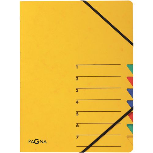 Sorting folder pagna yellow a4