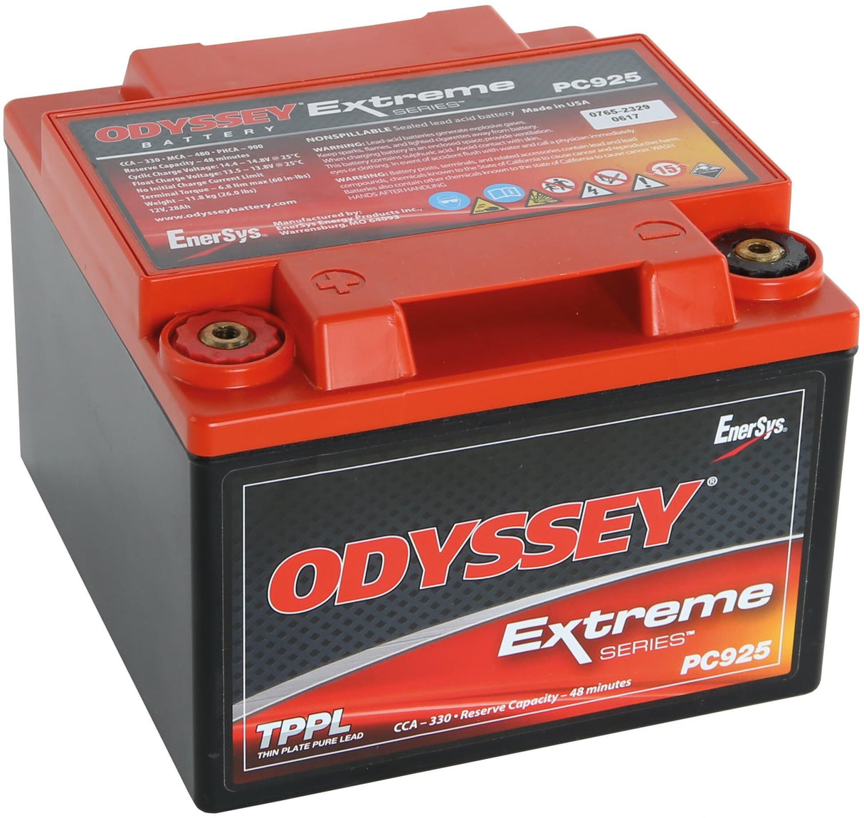 Odyssey pc925l zuivere loodbatterij battery pc925l pure lead