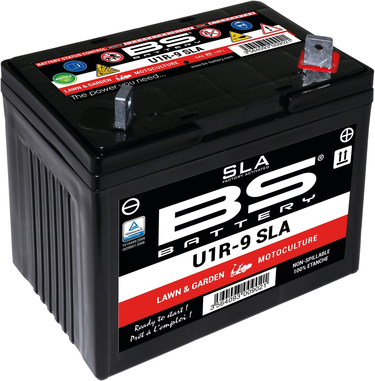 Bs-battery batterij u1-9r