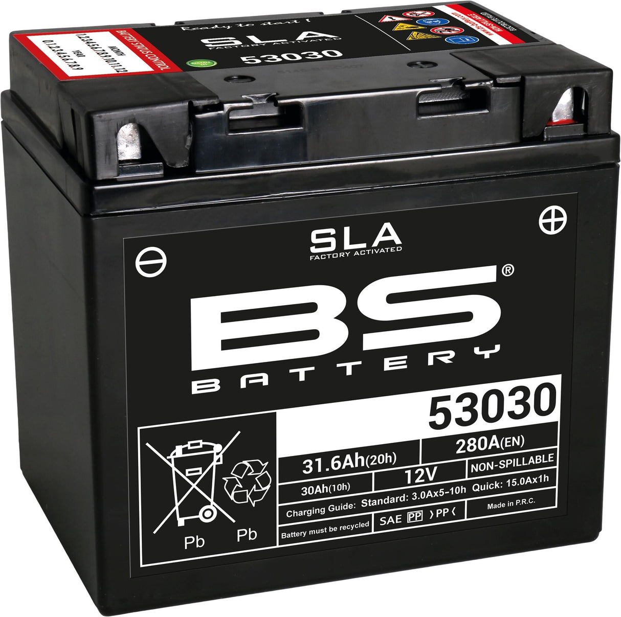 Bs-battery bs-battery battery 53030 battery 53030 bs sla