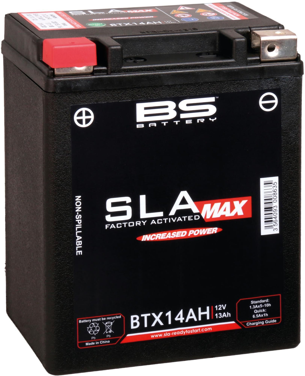 Bs-battery bs-batterij batterij btx14ah btx14ah-bs .