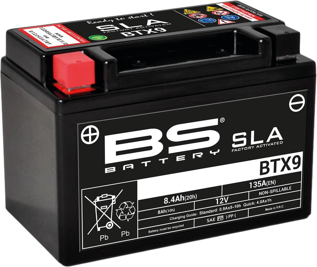 Bs-battery bs-batterij batterij btx9 btx9-bs . btx9 battery bs sla