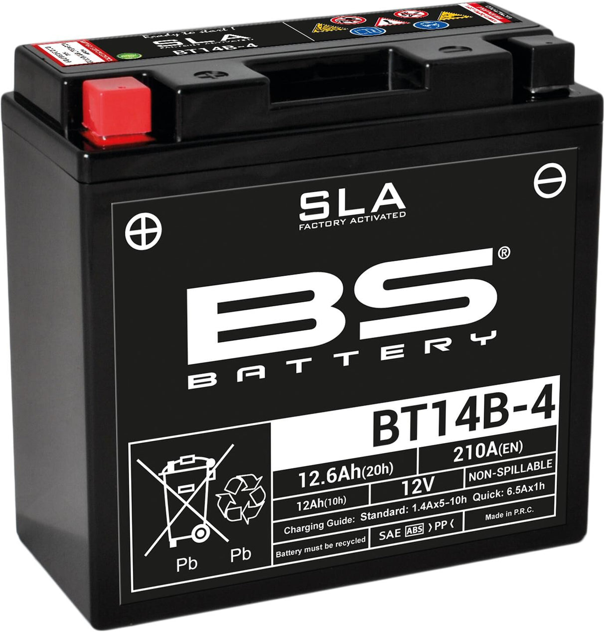 Bs-battery batterij bt14b-4