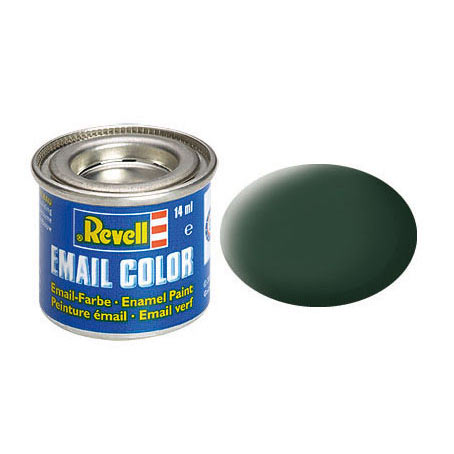 Revell Email Paint # 68 DonkerGroen, Mat