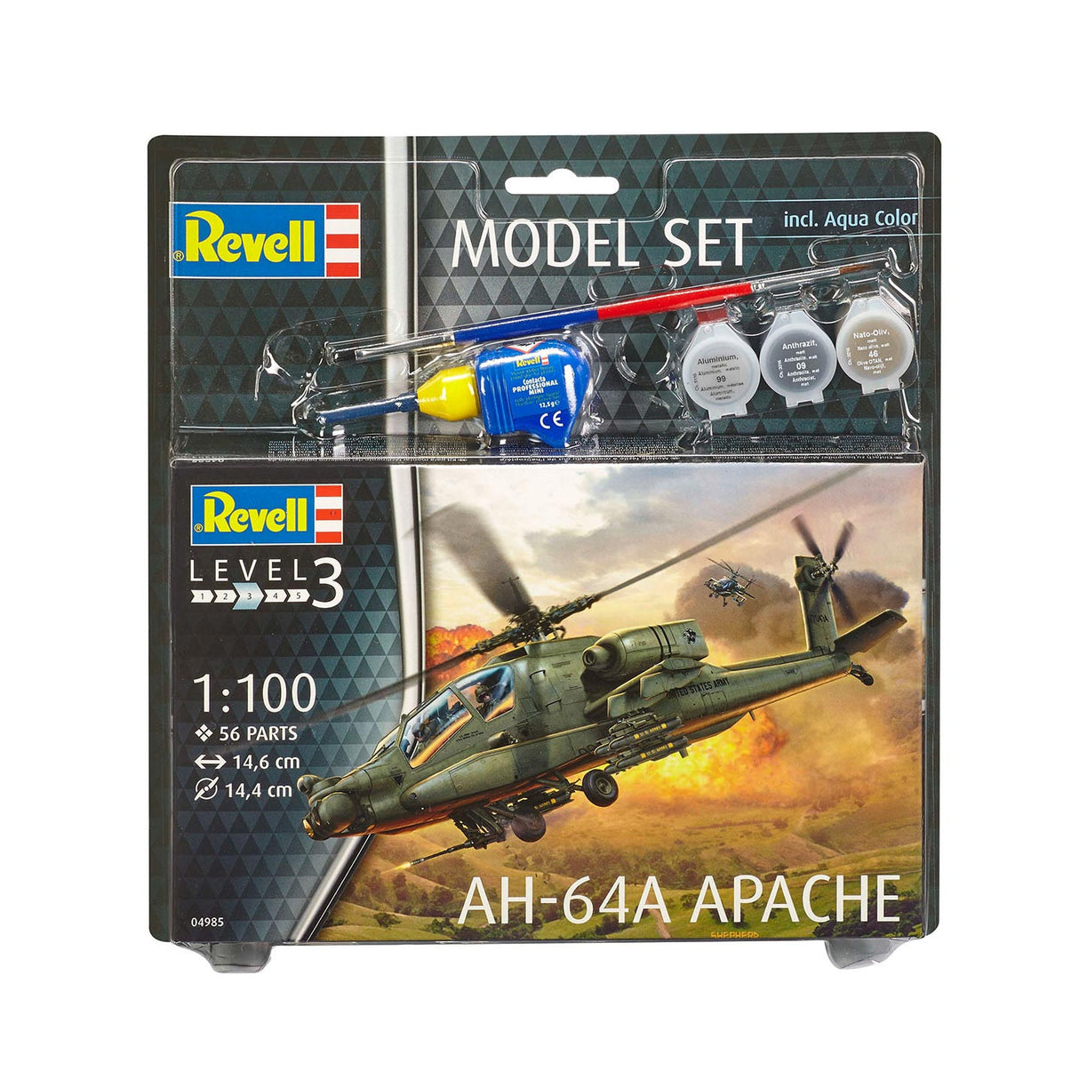 Revell model Set - AH -64a Apache
