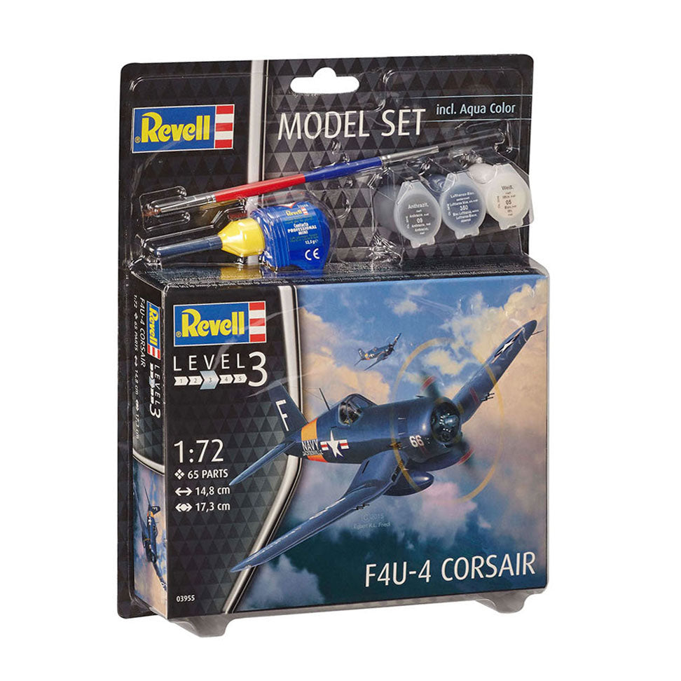 Revell model Set F4U-4 Corsair Fighter Letane