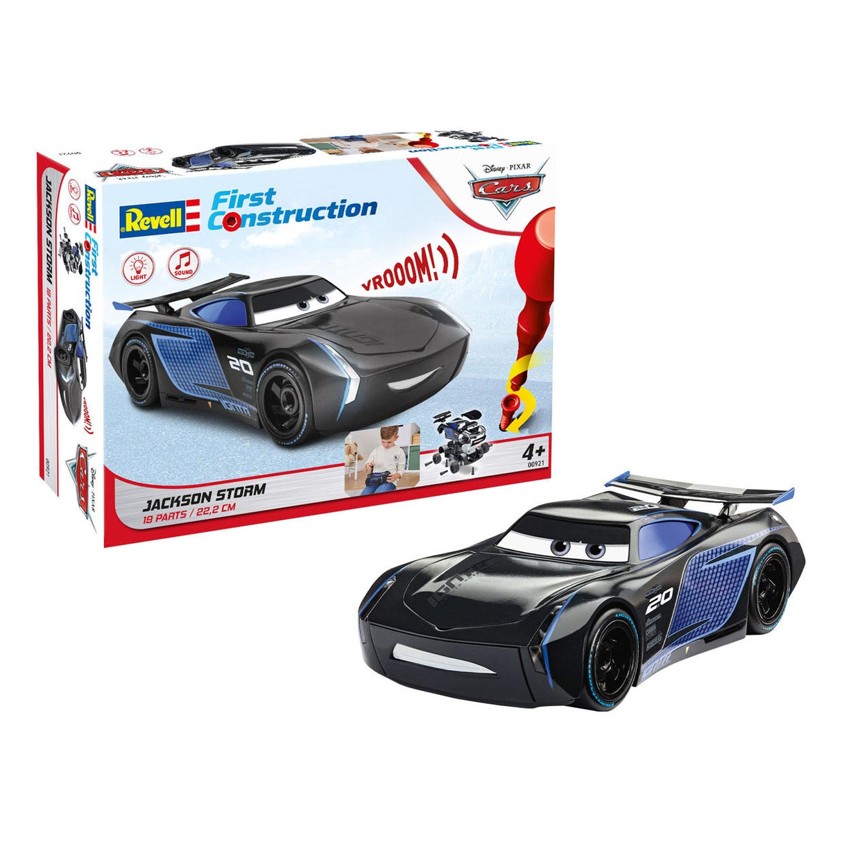 Revell First - Cars Jackson Storm se světlem a zvukem