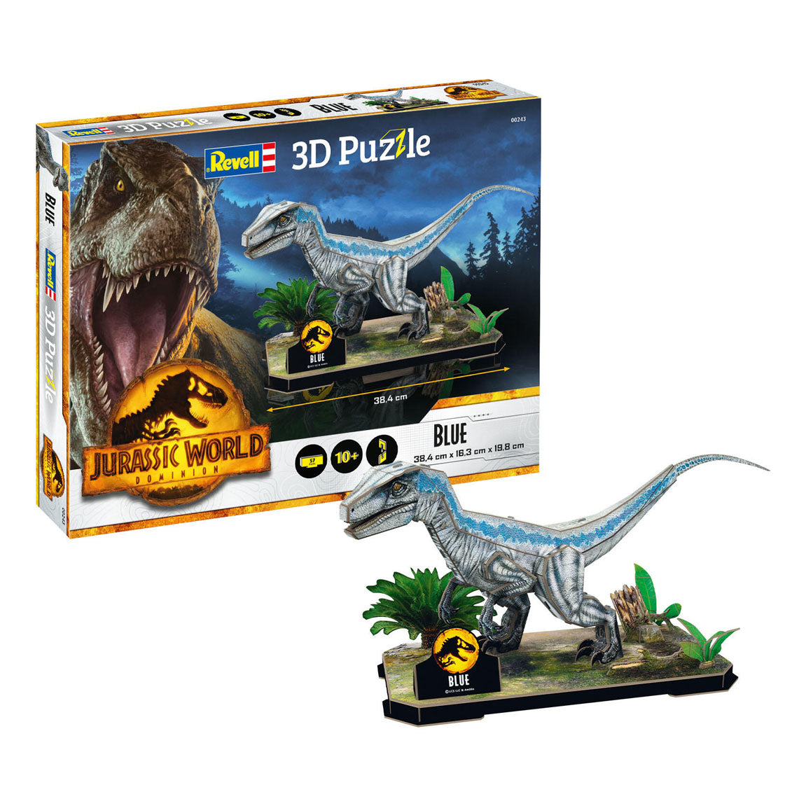 Pakiet zestawów puzzli Revell 3D - Jurassic World Dominion Blue