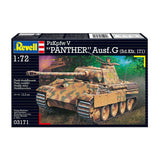 Revell model kit - panther ausf.g 1:72 - 124 pcs.