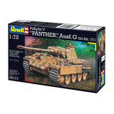 Revell model kit - panther ausf.g 1:72 - 124 pcs.