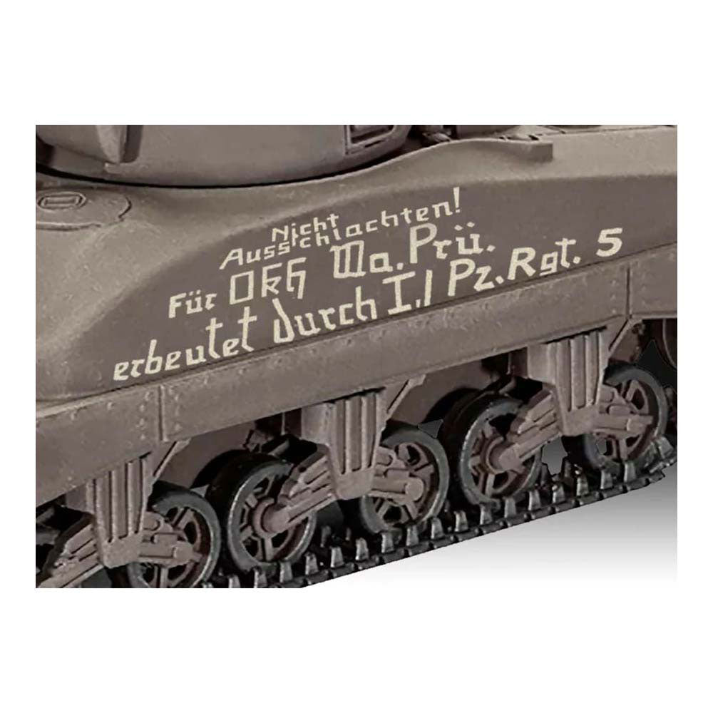 Revell model kit - sherman m4a1 1:72 - 86 pcs.