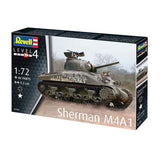 Revell model kit - sherman m4a1 1:72 - 86 pcs.