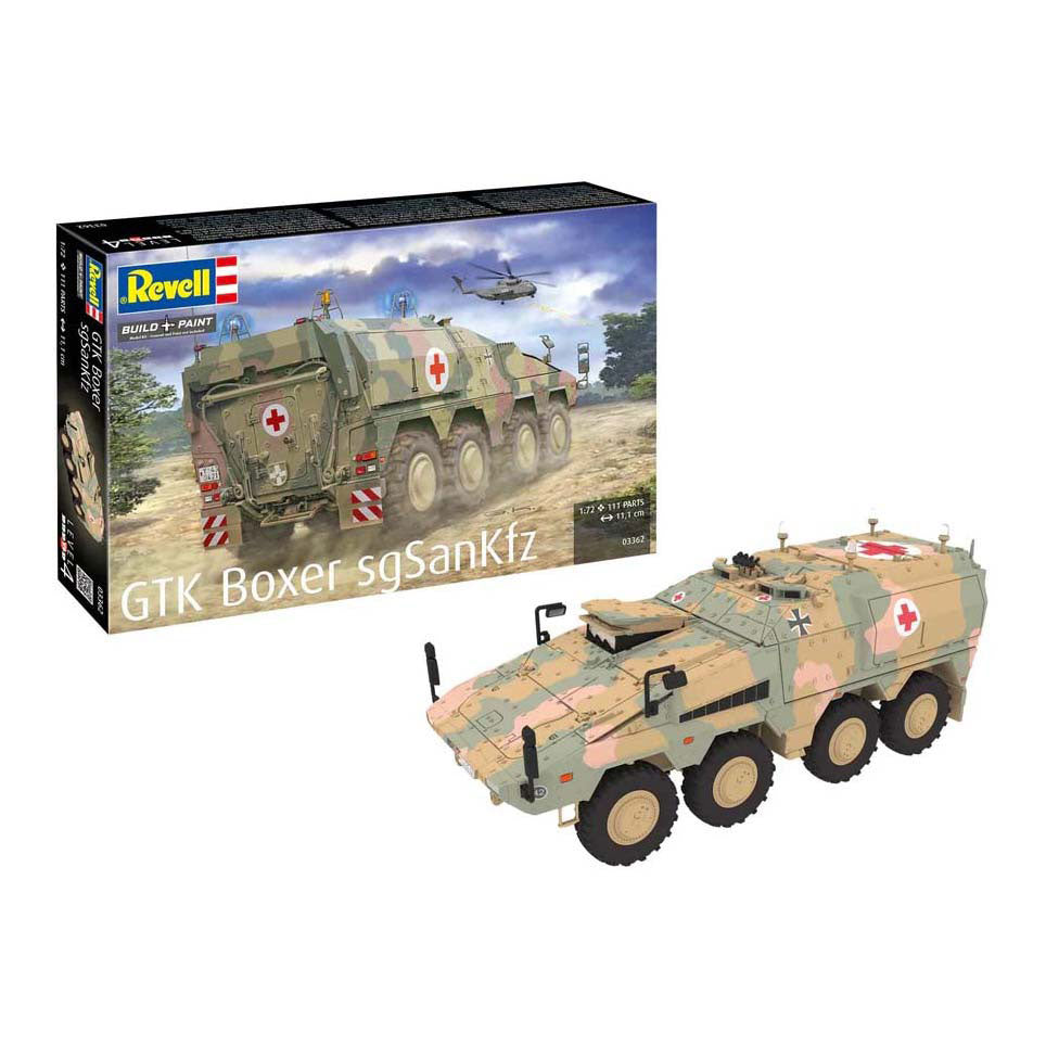 Revell model kit - gtk boxer sgsankfz 1:72 - 111pcs.