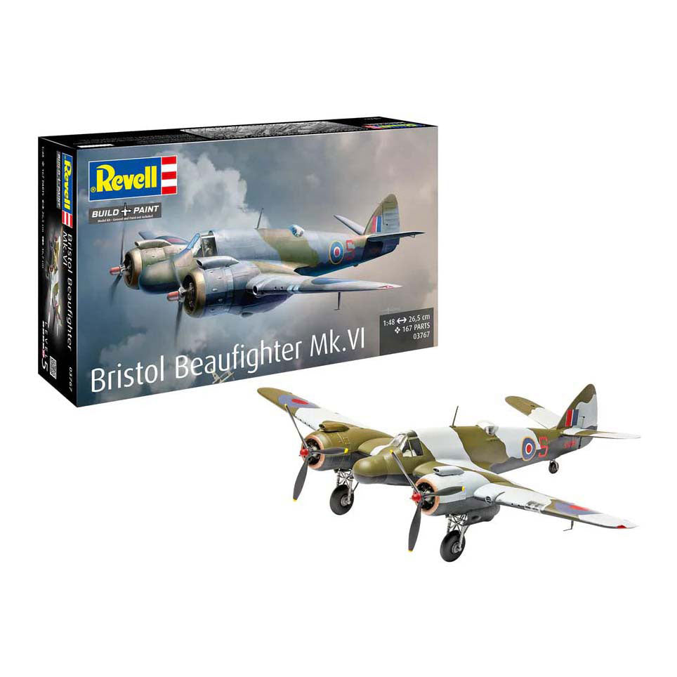 Revell modelbouwpakket - bristol beaufighter mk. vi 1:48 - 167dlg.