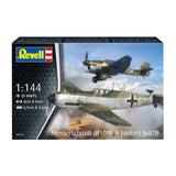 Revell Model Kit - Messerschmitt Bf109e Junkers Ju87b 1:144 - 39 Stk.