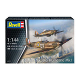 Revell model kit - spitfire mk.1a hurricane mk.1 1:144 - 31 pcs.