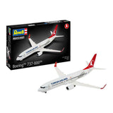 Revell model kit - Boeing 737-800 Turkish Airlines 1:144 - 63 pcs.