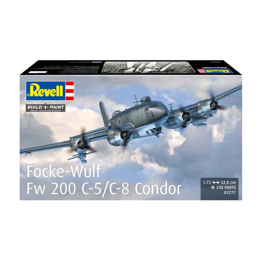 Revell modelsæt - focke-wulf fw 200 c-5 c-8 condor 1:72 - 240 stk.