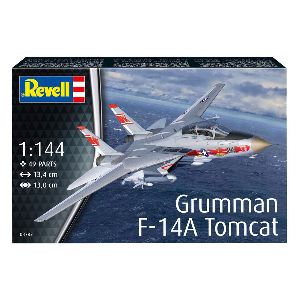 Revell modelbouwpakket - grumman f-14a tomcat 1:144 - 49dlg.