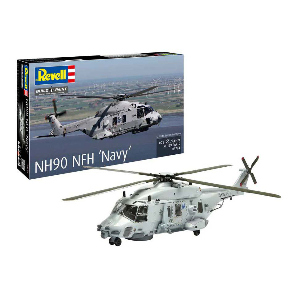 Kit modelo Revell - nh90 nfh marinho 1:72 - 159 unid.