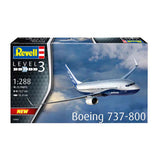 Revell modelbouwpakket - boeing 737-800 1:288 - 25dlg.