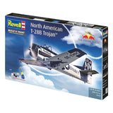 Revell modelbouwpakket - gift set t-28b trojan: flying bulls 25th anniv. 1:48